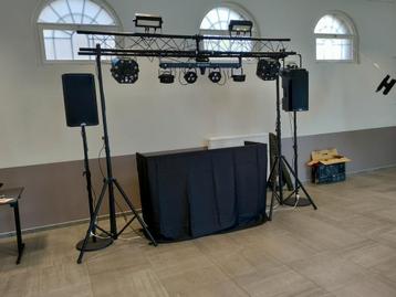 Beamz lichtbrug met trussbalk en 2 statieven beschikbaar voor biedingen