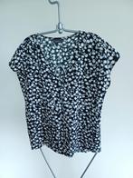 Damesblouse zwart en wit, Ophalen, Zo goed als nieuw, Zwart