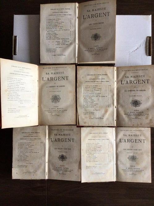 Livres Xavier de Montepin 1877 & 1878, Antiquités & Art, Antiquités | Livres & Manuscrits, Enlèvement ou Envoi