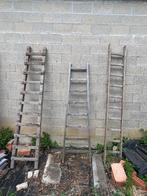 Vintage houten ladders, Doe-het-zelf en Bouw, Ladders en Trappen, Ophalen, Gebruikt