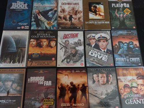 A vendre lot de 45 DVD films de guerres casi neuf, CD & DVD, DVD | Action, Comme neuf, Guerre, À partir de 9 ans, Enlèvement ou Envoi