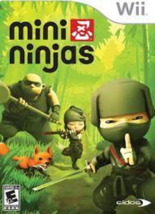 Mini Ninja's (Wii), Games en Spelcomputers, Games | Nintendo Wii, Gebruikt, Avontuur en Actie, 1 speler, Vanaf 7 jaar, Ophalen of Verzenden