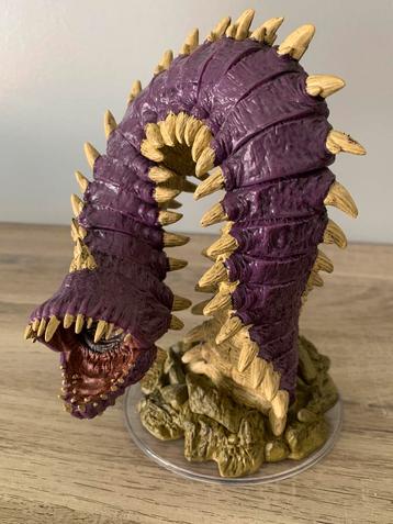 D&D Dungeons Dragons Figurine Purple Worm Wizkids