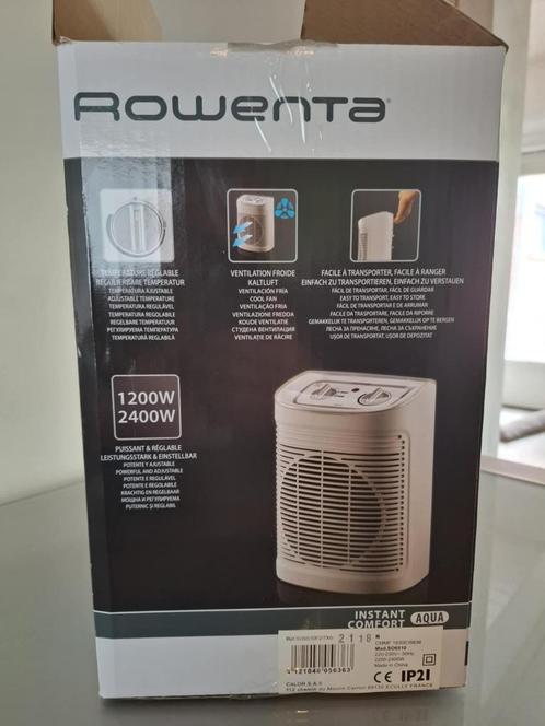 Rowenta elektrische verwarming - geschikt voor badkamer, Elektronische apparatuur, Ventilatoren, Zo goed als nieuw, Tafelventilator
