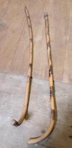 2 houten wandelstokken, Divers, Bâtons de marche, Enlèvement