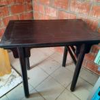 Aziatische tafel . Op te kuisen . H 80 cm x 85 x 50 ., Antiek en Kunst, Ophalen