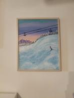 Acryl schilderij 40 x 50 cm Winter, Enlèvement