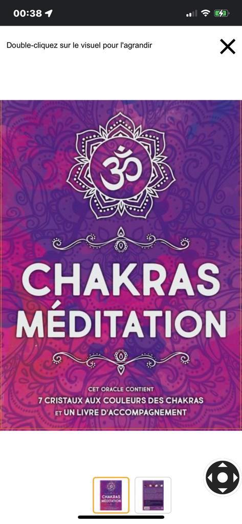 CHAKRAS MÉDITATION ORACLE, Livres, Ésotérisme & Spiritualité, Comme neuf, Méditation ou Yoga