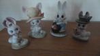 4 x Konijnen beeldjes ** deco, Diversen, Ophalen of Verzenden, Zo goed als nieuw