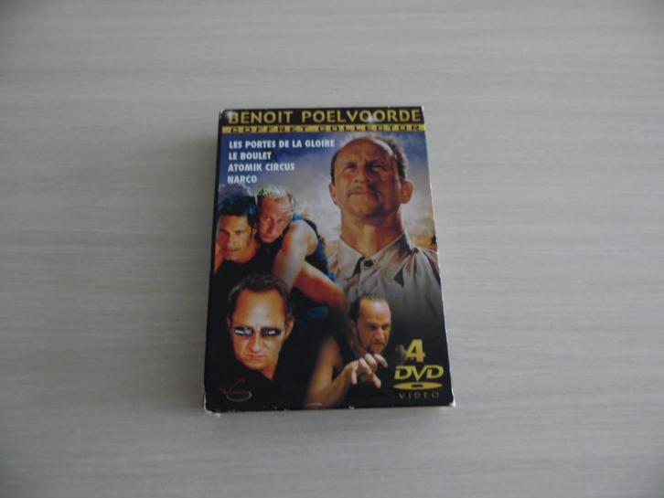 BENOIT POELVOORDE      4 DVD      COFFRET COLLECTOR, Cd's en Dvd's, Dvd's | Komedie, Zo goed als nieuw, Actiekomedie, Boxset, Alle leeftijden
