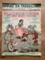 Partituur Sneeuwwitje Whisle while you work, Ophalen of Verzenden, Gebruikt, Artiest of Componist, Filmmuziek en Soundtracks