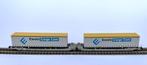 Rocky-Rail- Sdgmmrs 90 met 2 EWALS opleggers 1/160, Nieuw, Ophalen of Verzenden, Wagon