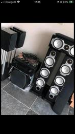 Monitor audio silver line 5.1 + Denon 5 x 110 watt, Audio, Tv en Foto, Ophalen, Zo goed als nieuw