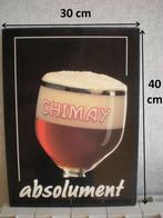 CHIMAY Publicité en carton (30x40 cm) N 2, Collections, Marques de bière, Panneau, Plaque ou Plaquette publicitaire, Enlèvement ou Envoi