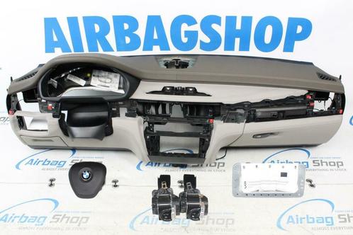 Airbag kit Tableau de bord brun/gris cuir HUD BMW X6 F16, Autos : Pièces & Accessoires, Tableau de bord & Interrupteurs, Utilisé