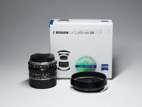 Carl ZEISS C Biogon T* 2.8/35 ZM lens Leica M mount, Audio, Tv en Foto, Foto | Lenzen en Objectieven, Zo goed als nieuw, Standaardlens