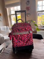Trolley boekentas/rugzak van Kipling : roos met vele vakken, Handtassen en Accessoires, Tassen | Schooltassen, Ophalen, Aktetas of Boekentas