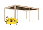 Eiken carport 3 x 5 m, Tuin en Terras, Ophalen, Nieuw, Carport
