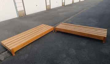 Te koop: Marokkaanse houten zetels, Tuin en Terras, Ophalen, Zo goed als nieuw, Hout