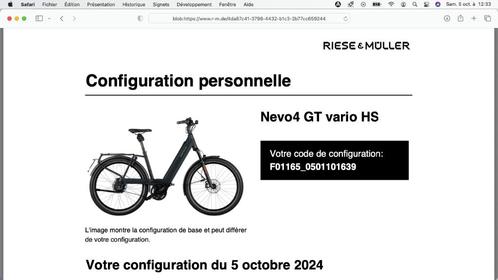 Riese & Muller Speed Pedelec Nevo 4 GT Vario HS 750W 09/2023, Vélos & Vélomoteurs, Vélos électriques, Comme neuf, Riese & Müller