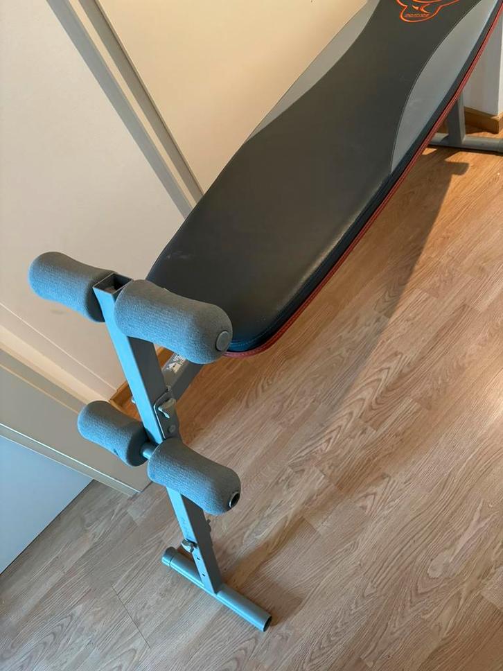 Domyos Plooibank te Koop, Sport en Fitness, Fitnessmaterialen, Zo goed als nieuw, Fitnessbank, Ophalen