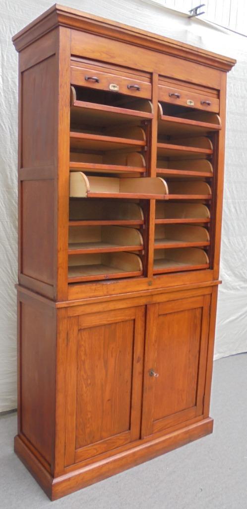 beau classeur, armoire à volets, armoire à tiroirs, Antiquités & Art, Antiquités | Accessoires de maison, Enlèvement ou Envoi