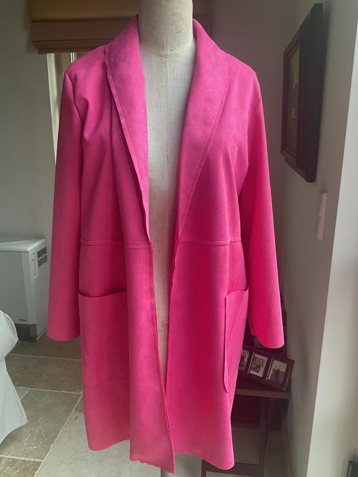 Lange zomervest , maat XL , nieuw !, Kleding | Dames, Jassen | Zomer, Maat 46/48 (XL) of groter, Roze, Ophalen of Verzenden