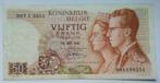 belgie 50 frank model 1966 - I-reeks D'haese, Postzegels en Munten, Bankbiljetten | België, Ophalen of Verzenden, Los biljet