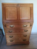 Secretaire in massief eik, Ophalen, Gebruikt
