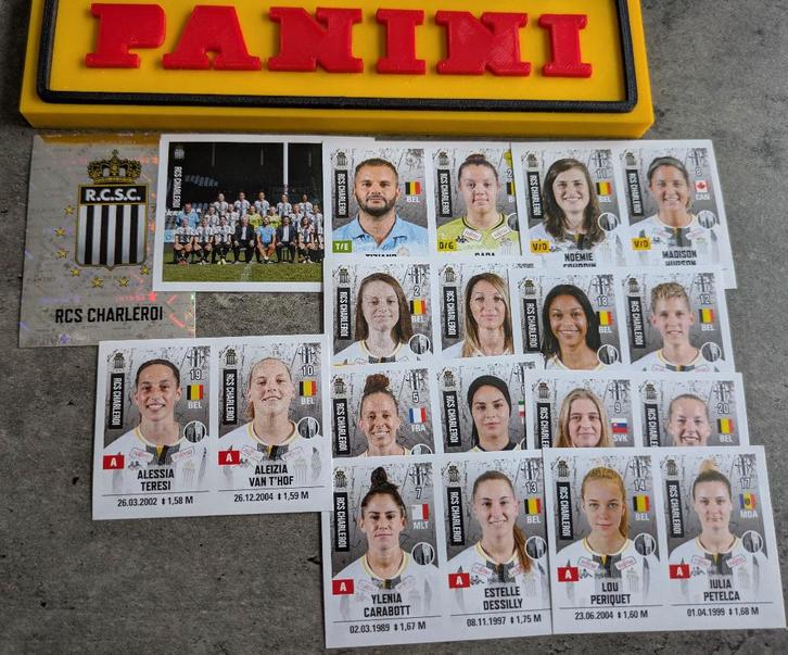 AUTOCOLLANTS PANINI FOOTBALL 2020/21 11X SP.CHARLEROI FEMMES, Hobby & Loisirs créatifs, Autocollants & Images, Neuf, Enlèvement ou Envoi