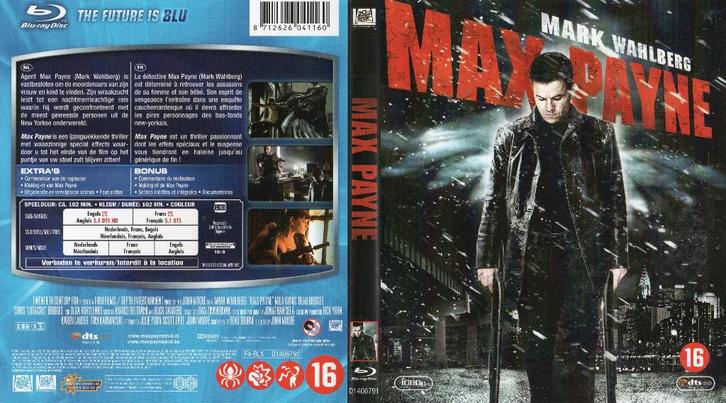 max payne (blu-ray) neuf, CD & DVD, Blu-ray, Comme neuf, Action, Enlèvement ou Envoi
