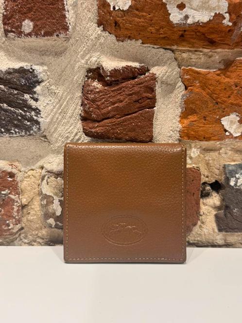 Longchamp muntportemonnee, Handtassen en Accessoires, Portemonnees, Zo goed als nieuw, Bruin, Leder, Ophalen of Verzenden