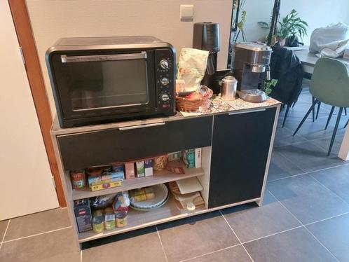 Keukenmeubel, Huis en Inrichting, Keuken | Keukenelementen, Gebruikt, Minder dan 100 cm, 100 tot 150 cm, 25 tot 50 cm, Bruin, Zwart