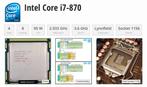 Te Koop CPU Intel Core  i7 (870), Computers en Software, Processors, 4-core, Zo goed als nieuw, 2 tot 3 Ghz, Ophalen of Verzenden