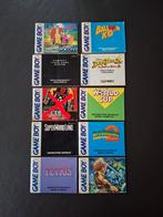9 notices game boy classic - FAH, Enlèvement ou Envoi