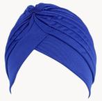 Bonnet chimio plissé bleu NEUF, Bijoux, Sacs & Beauté, Beauté | Soins des cheveux, Enlèvement ou Envoi, Neuf, Autres types