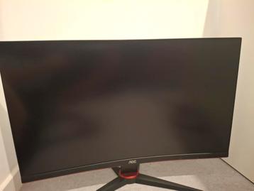 Moniteur de jeu incurvé Full HD AOC C27G2ZE - 240 Hz - 27 po, Informatique & Logiciels, Moniteurs, Enlèvement, Comme neuf, HD