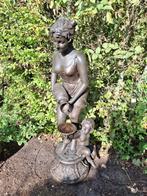 Bronzen tuinbeeld/fontein, Ophalen, Zo goed als nieuw