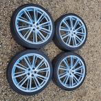 Volvo V90 21" 10 spaak zilver velgen + zomer banden, Pneus et Jantes, 245 mm, Véhicule de tourisme, Pneus été