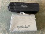 Reisbedje van Qute Q-dream met matras en Aerosleep matrasbes, Ophalen, Zo goed als nieuw, Reisbedje