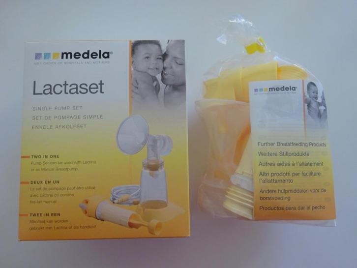 Lactaset afkolf set NIEUW in verpakking, Kinderen en Baby's, Babyvoeding en Toebehoren, Nieuw, Borstkolf, Ophalen
