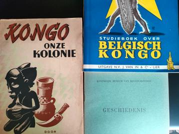 Drie boeken Belgisch Congo