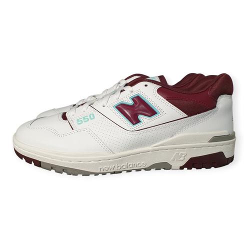 New Balance 550 Burgundy Cyan - 43 - BB550WBG, Kleding | Heren, Schoenen, Nieuw, Sneakers, Overige kleuren, Verzenden