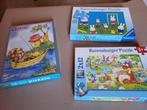Lot de 3 boites de puzzles Enfants (12 et 15 pièces), Ophalen of Verzenden, 10 tot 50 stukjes, Zo goed als nieuw, 2 tot 4 jaar