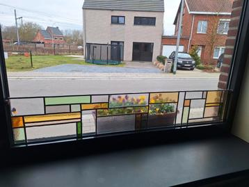 Uniek glas in lood voorzetraam beschikbaar voor biedingen