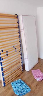 NIEUW kinderbed+matras 90x200, Huis en Inrichting, Slaapkamer | Matrassen en Bedbodems, Ophalen, 90 cm, Eenpersoons, Nieuw