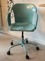 verstelbare metalen bureaustoel Ikea, Ophalen, Gebruikt, Blauw, Bureaustoel