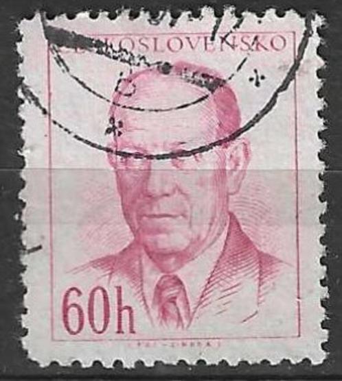 Tsjechoslowakije 1953 - Yvert 721 - President Zapotocky   (S, Postzegels en Munten, Postzegels | Europa | Overig, Gestempeld, Overige landen