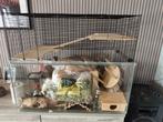 Hamster terrarium, Dieren en Toebehoren, Ophalen, Kooi, 60 tot 90 cm, Zo goed als nieuw