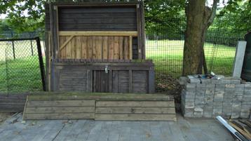 houten muren voor tuinhuis beschikbaar voor biedingen
